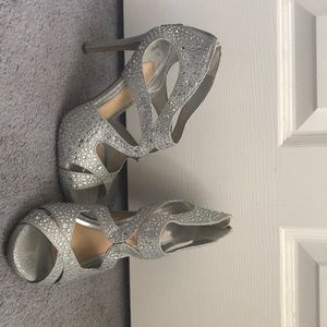 Silver heels